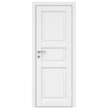 Kompakt hvitmalt dør - 82,6 x 204 cm